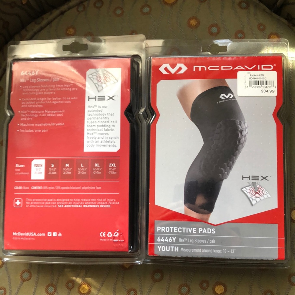 McDavid protective pads